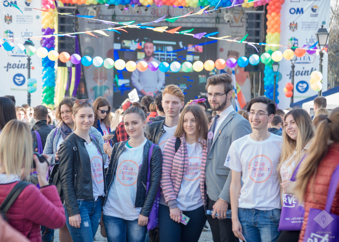 Republic Volunteer Center in Moldova in the Good Deeds Day 2017 event