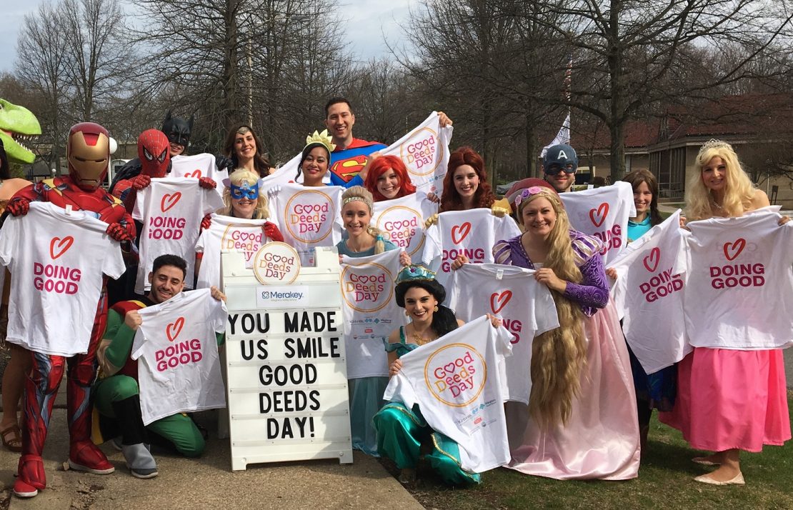 Angels from the Heart volunteers on Good Deeds Day 2018