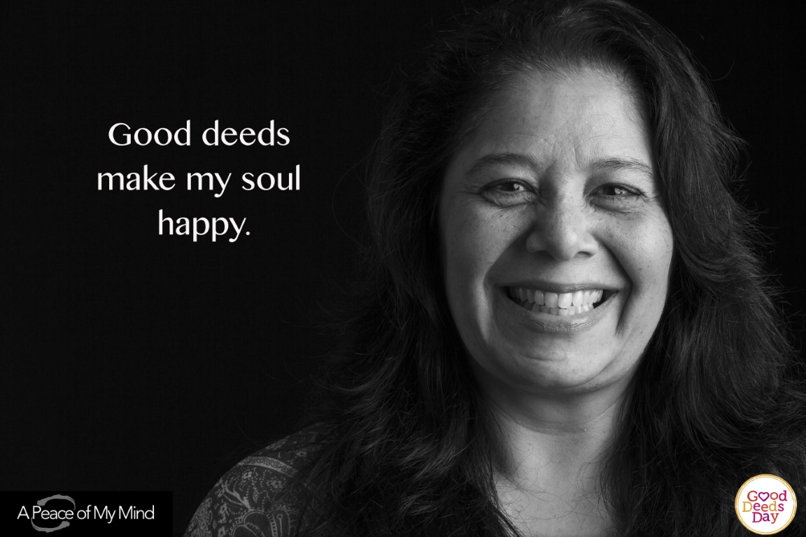 Good deeds make my soul happy.