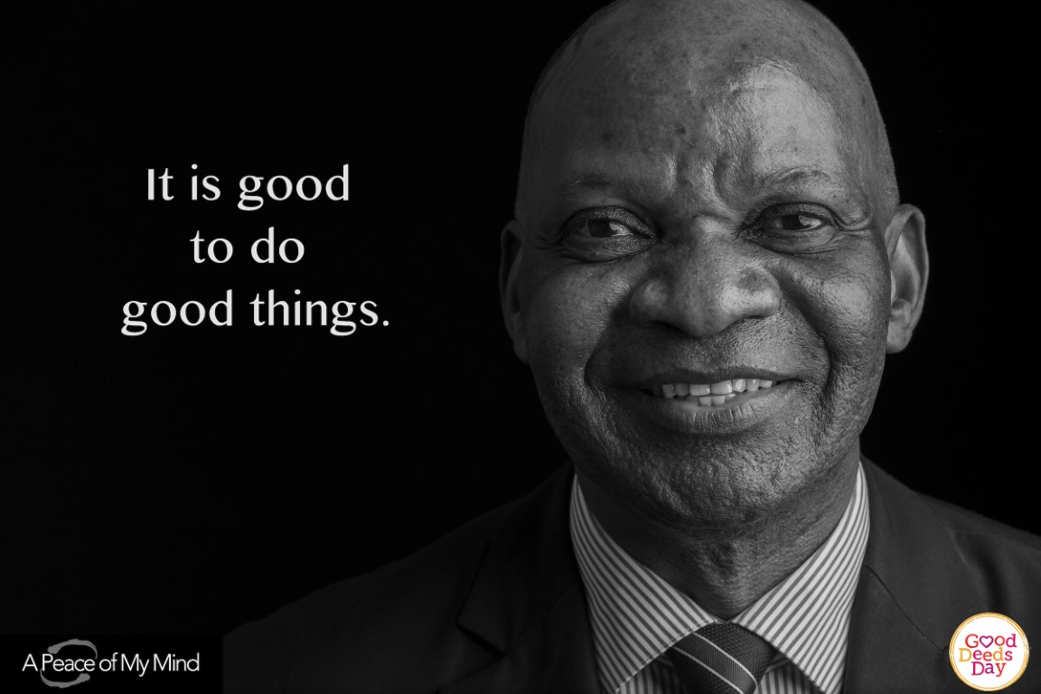It is good to do good things.