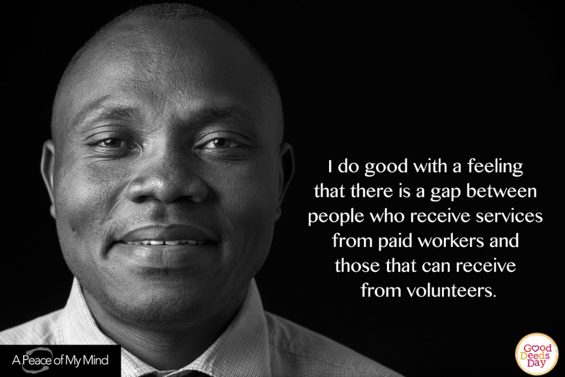 I do good with a feeling that there is a gap between people who receive services from paid workers and those that can receive from volunteers.